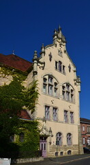 Fototapeta na wymiar Historical Court House in the Old Town of Neustadt am Rübenberge, Lower Saxony