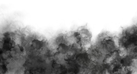 border design with black smoke effect