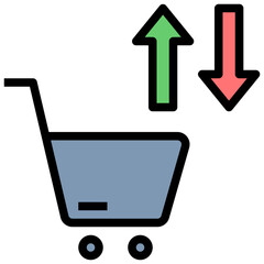 consumption filled outline style icon