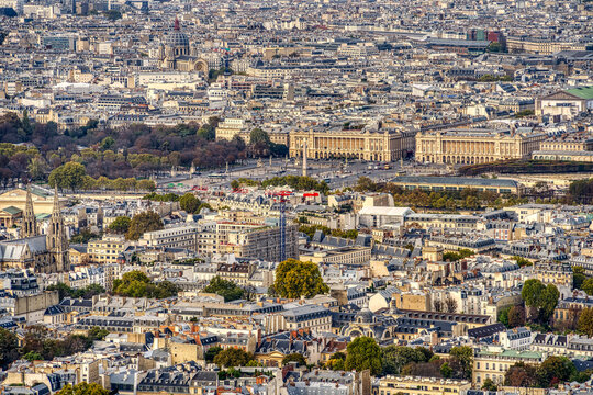 Paris from above, HDR Image