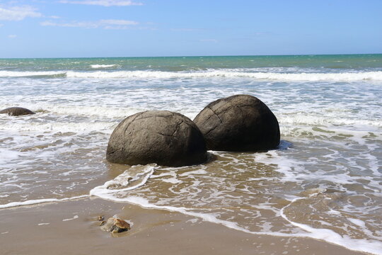 waves on the beach