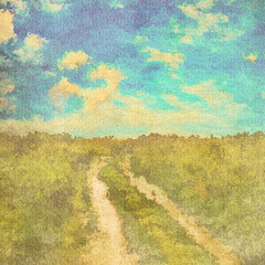 retro watercolor background