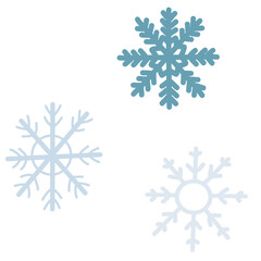 Doodle snowflake icon. Hand drawn vector illustration of winter natural phenomena, line snow symbol