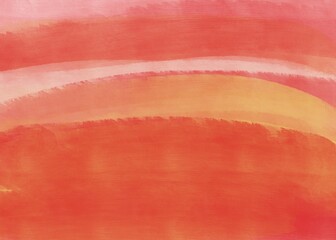 Red Orange Gouache Abstract Background 