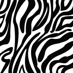 Zebra Seamless Pattern