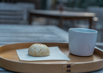 リラックスタイム　お茶と和菓子