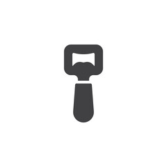 Bottle opener vector icon