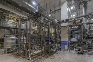 Special equipment of milk processing facility.
