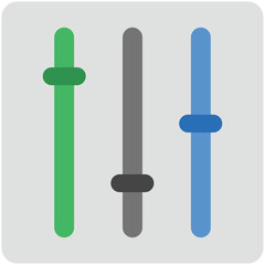Equalizer Flat Illustration