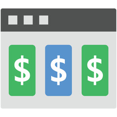 Business Web Flat Illustration