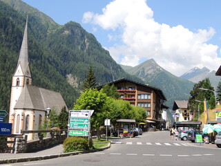 Heiligenblut , localidad de Austria, en plena zona alpina.