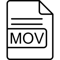 MOV File Format Icon