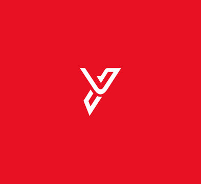 Y letter logo design template elements. Modern abstract digital alphabet letter logo. Vector illustration.