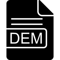 DEM File Format Icon