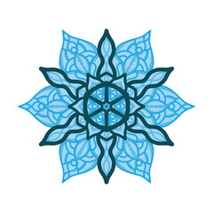 laser cut 3d Mandala pattern.  3d islamic mandala