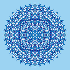 laser cut 3d Mandala pattern.  3d islamic mandala