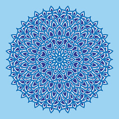 laser cut 3d Mandala pattern.  3d islamic mandala