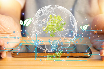 Concept Technology can be integrated with the environment, green technology.