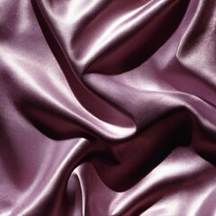 Fototapeta premium Pink rippled silk fabric material texture background closeup