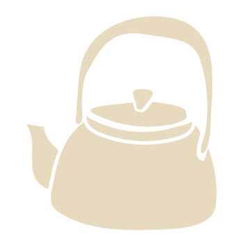 recommend clip art: Kettle flat icon