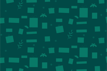 Trendy green pattern gifts inscription, great design for any purposes. Natural background. Pattern background. Vector drawing. Trendy textile design. Celebration concept. Festive background.