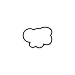 Bubble blobs icon design illustration