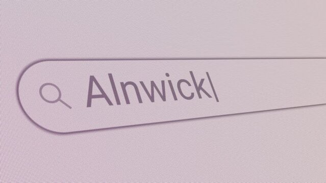 Search Bar Alnwick 
Close Up Single Line Typing Text Box Layout Web Database Browser Engine Concept