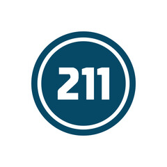 Numeric icon vector design templates