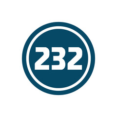 Numeric icon vector design templates