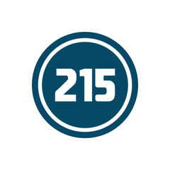 Numeric icon vector design templates