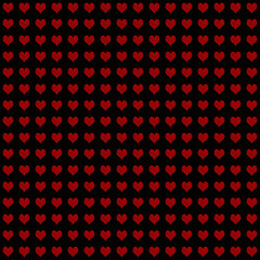 seamless love heart pattern
