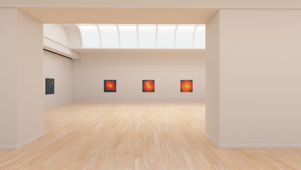Art Museum Gallery Interior 24