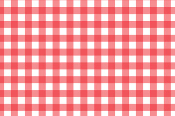 Gingham pattern design. Checked plaids in red.