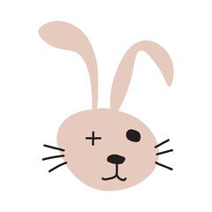 cute easter bunny line drawing