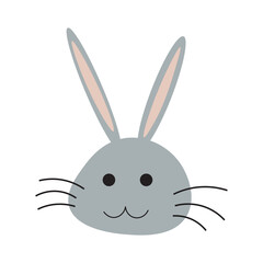 cute easter bunny line drawing