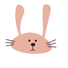 cute easter bunny line drawing