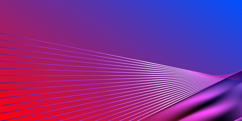 Modern pink gradient background. Minimal creative vector templates. Vibrant Hipster Banner. Magenta, Crimson Futuristic Background. Smooth wave composition. Abstract dynamic illustration.