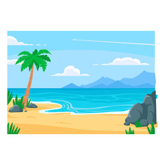 Beach Png Format With Transparent Background