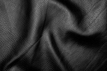 image of dark leather background 