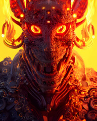 Demon in the fire