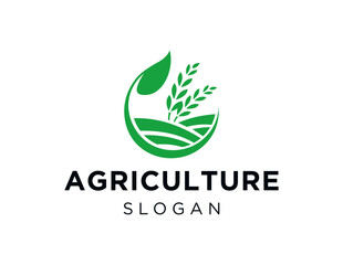 Logo about Agriculture on a white background. created using the CorelDraw application.
