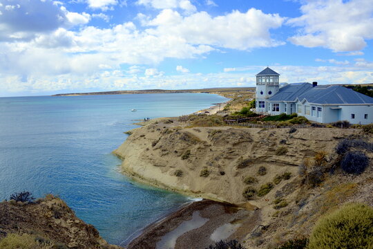 The Ecocentro just south of Puerto Madryn, Argentina, allows visitors to interact with the sea and its creatures