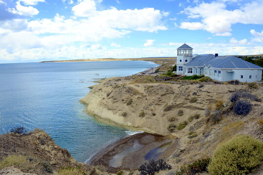 The Ecocentro just south of Puerto Madryn, Argentina, allows visitors to interact with the sea and its creatures