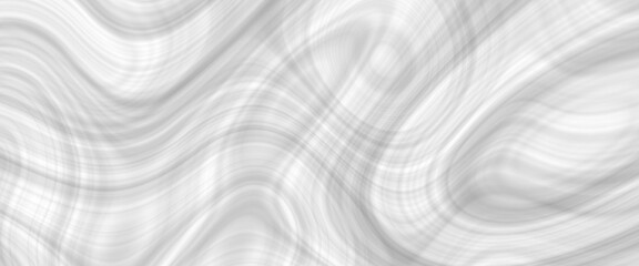 Beautiful drawing with the divorces and wavy lines in gray tones. White liquid texture. White metallic surface. Abstract white marble texture. Abstract black, gray marble background. Fancy liquify