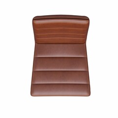 chair isolated on white background, interior furniture, 3D illustration, cg render