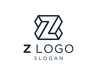 Logo about Z Letter on a white background. created using the CorelDraw application.