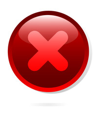 Fototapeta premium Check mark and cross symbols