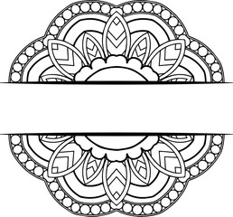 Get crafting with this Mandala Wreath Monogram Split and Heart Arrow SVG Bundle For Cut File Circle Border Wreath SVG Monogram Flower Border incorporate this design to apparel, scrapbooks or decals