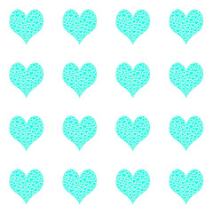 seamless pattern with hearts