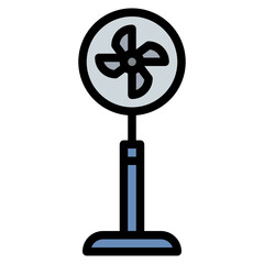 Obraz premium fan cold household appliance icon